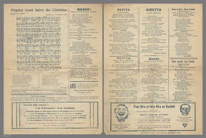 Pépita veut faire du Cinéma/Bilbao!/Pepita (Pepita)/Ginetta (Ginetta)/Roses de Rêve, Roses dAmour/Een nacht van liefde.