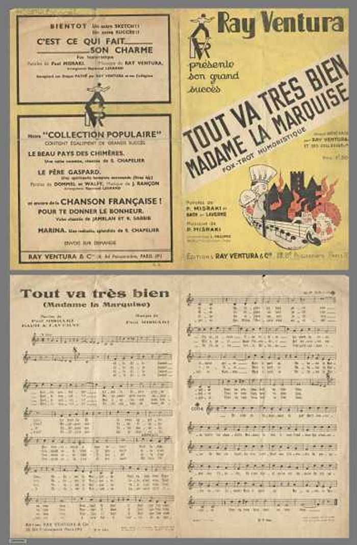 Tout va très bien Madame la Marquise