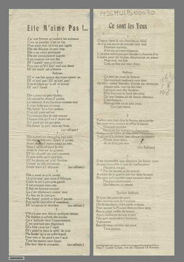 Elle Maime Pas!.../Ce sont les Yeux