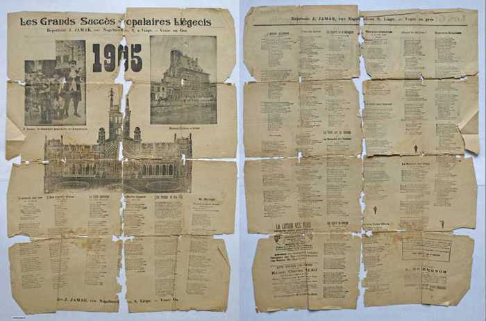 Lamour qui tue/Les regret de Ninon/La Statue amoureuse/Le Maitre Logeur/La Pendule de mon Voisin/Mi Mariège (of lFamille del grande Gihenne)/Mon gos