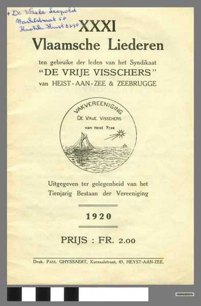 XXXI Vlaamsche Liederen
