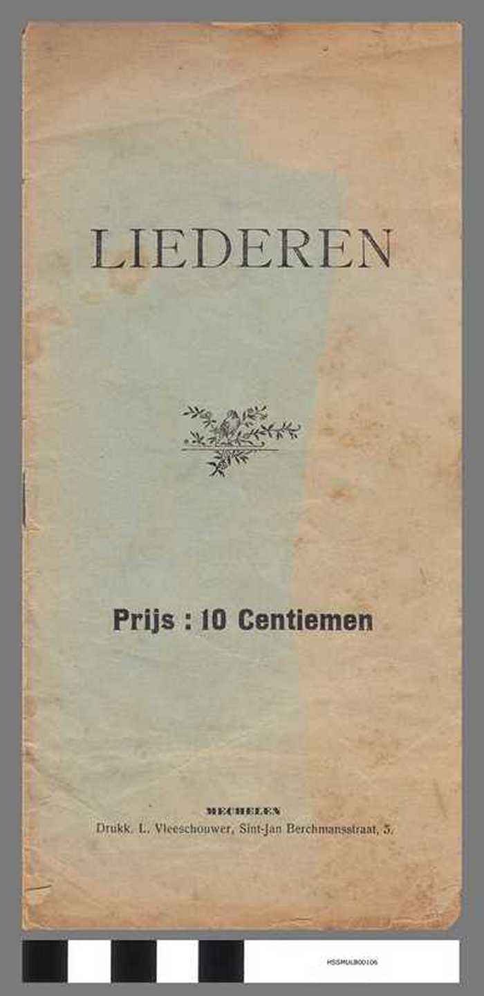 Boekje: Liederen