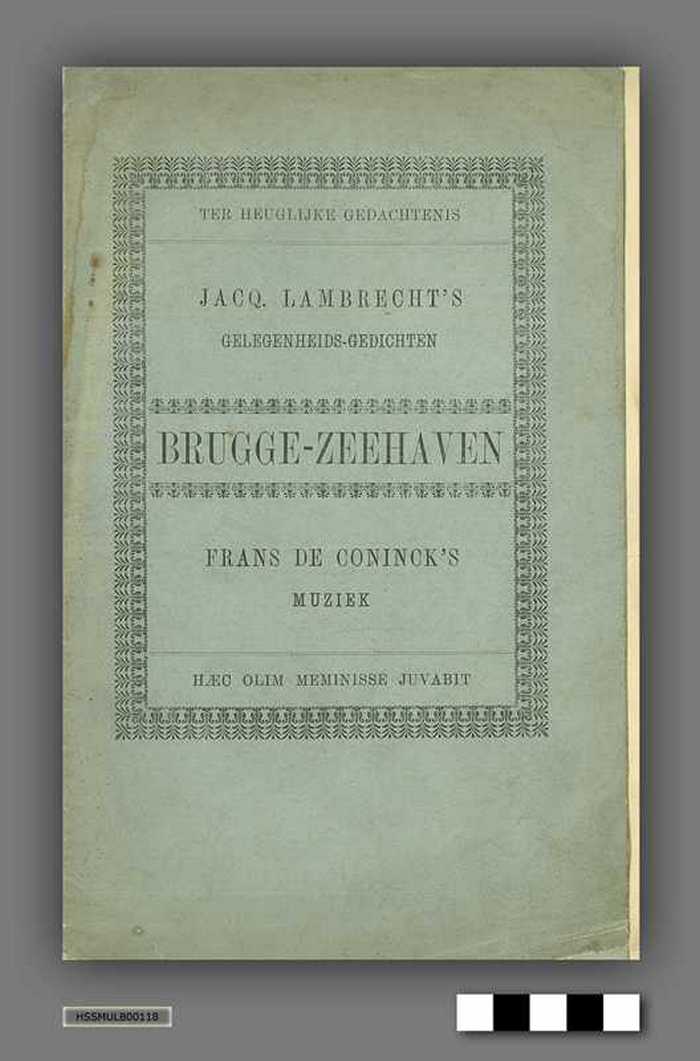 Brugge-zeehaven - Gelegenheidsgedichten op muziek