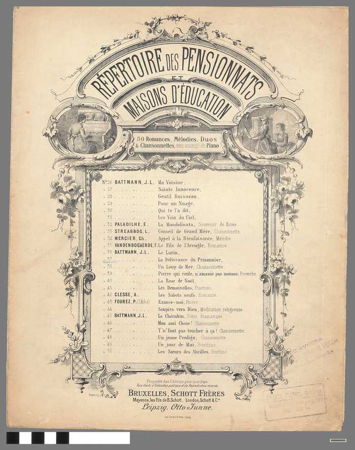 La Délivrance du Prisonnier - Répertoire des Pensionnats et Maisons d'Education