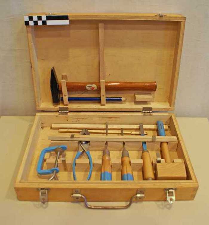 Houten gereedschapskist