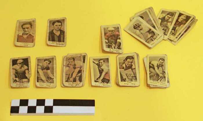 Verzameling prentjes sportlui