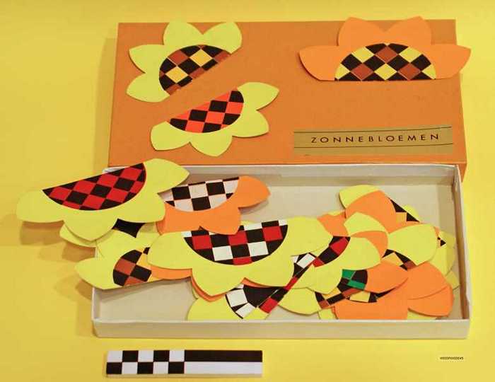 Doos `Zonnebloemen