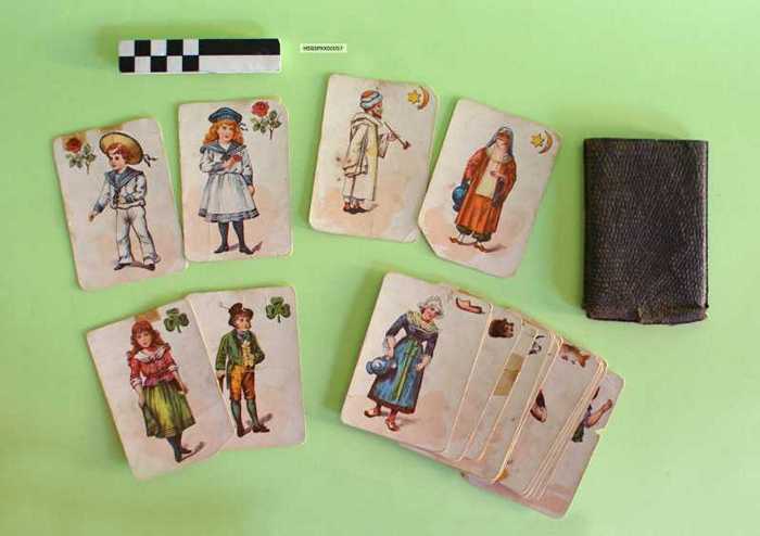 Duo-kaartspel in etui.