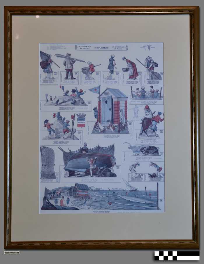 Knipkarton 'Les bains de mer' (één)  -  Editions H. Bouquet
