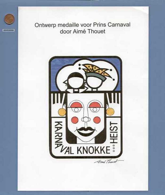 Ontwerp medaille voor Prins Carnaval