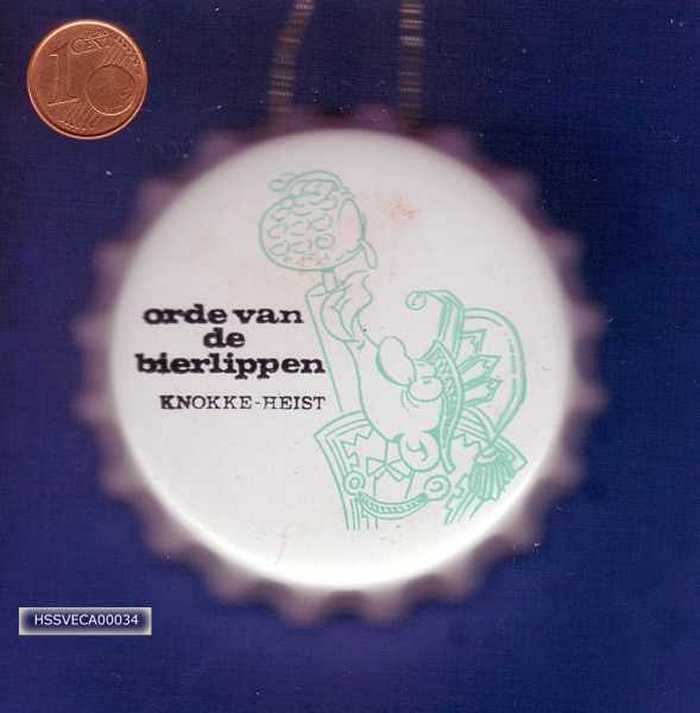 Kroonkurk/flesopener `Orde van de bierlippen.