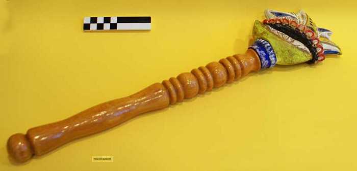 Scepter Prins Bolletje I (hout en gips)