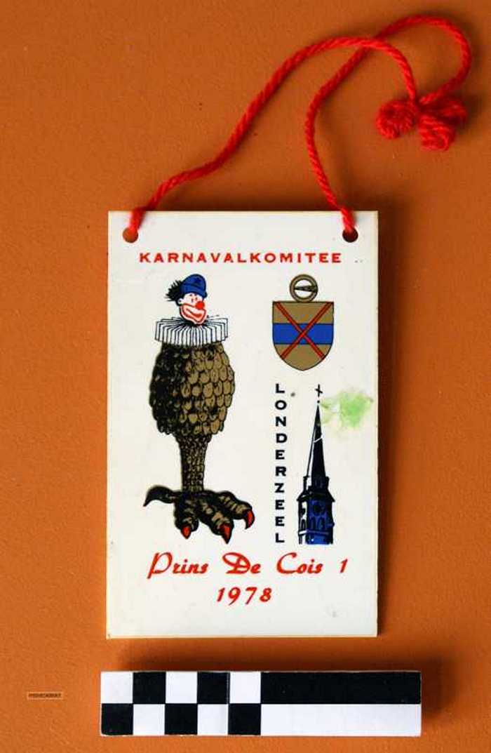 Plaket: Prins De Cois 1 - 1978