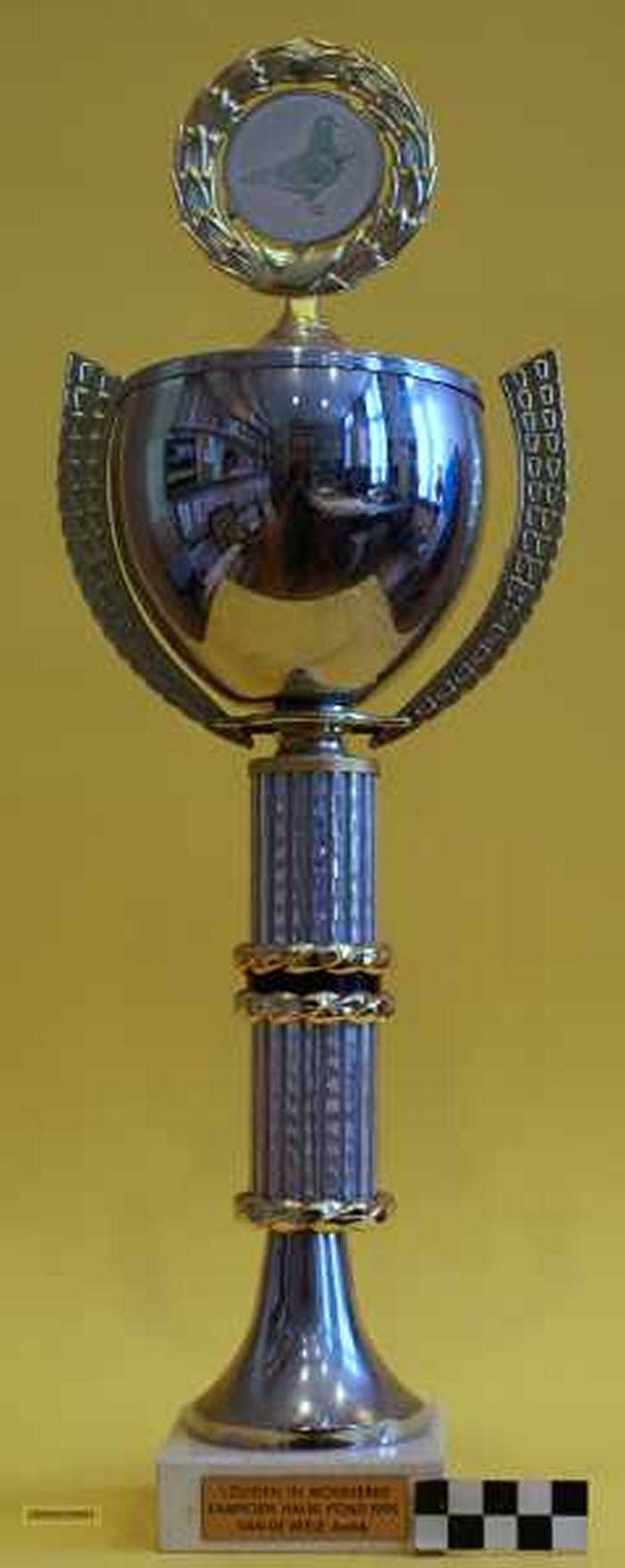 Trofee `T zuiden in Moerkerke - Kampioen Halve fond 1995 - Van de Wiele André.