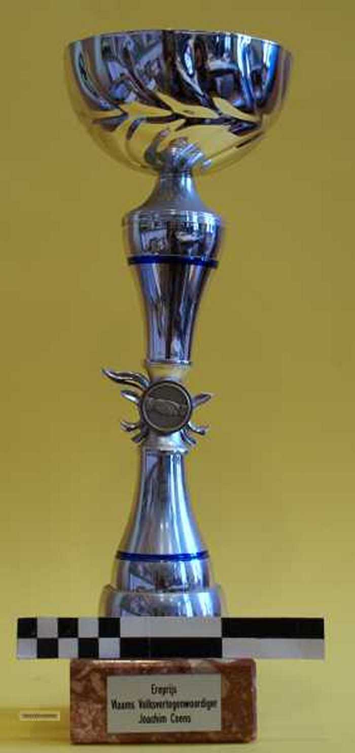 Trofee `Ererprijs Vlaams Vertegenwoordiger Joachim Coens