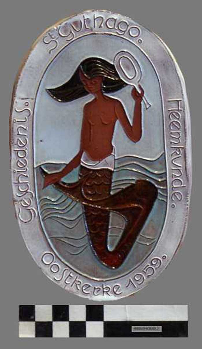Siertegel St. Guthago. Oostkerke 1959