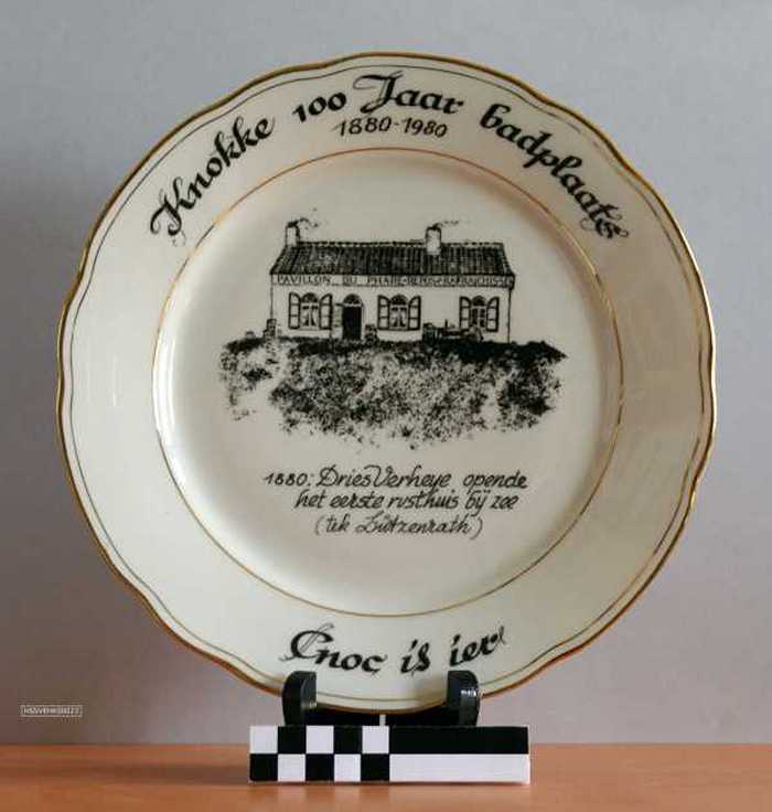 Sierbord Knokke 100 jaar badplaats