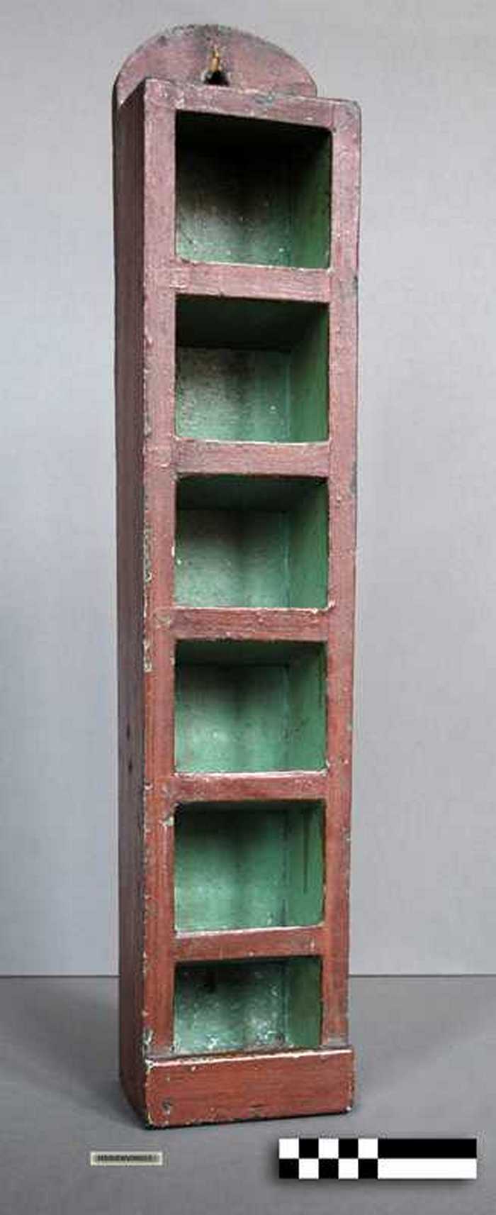 Houten speelkaartenhouder