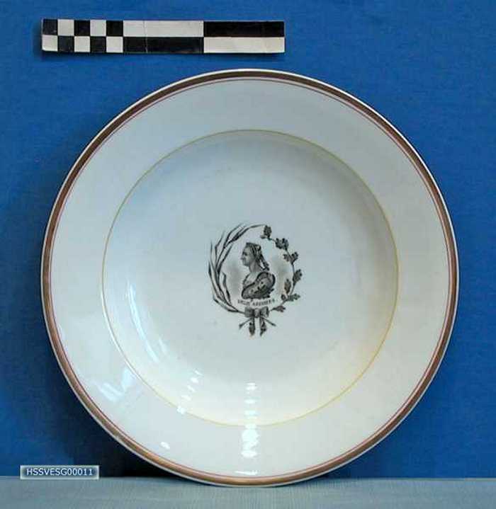 Sierbord in keramiek - Vrije Archiers St. Kruis