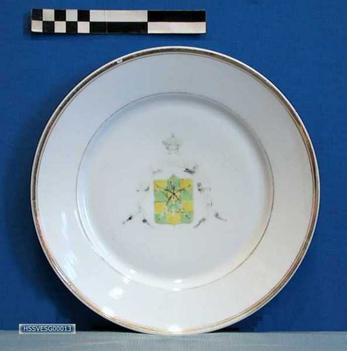 Sierbord in keramiek - Duinengalm Heist aan Zee