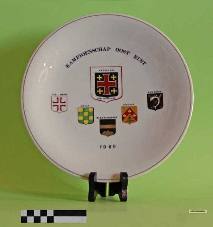 Sierbord Kampioenschap Oostkust 1969