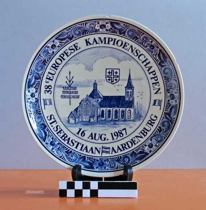 Sierbord Europese kampioenschappen St. Sebastiaan Aardenburg.