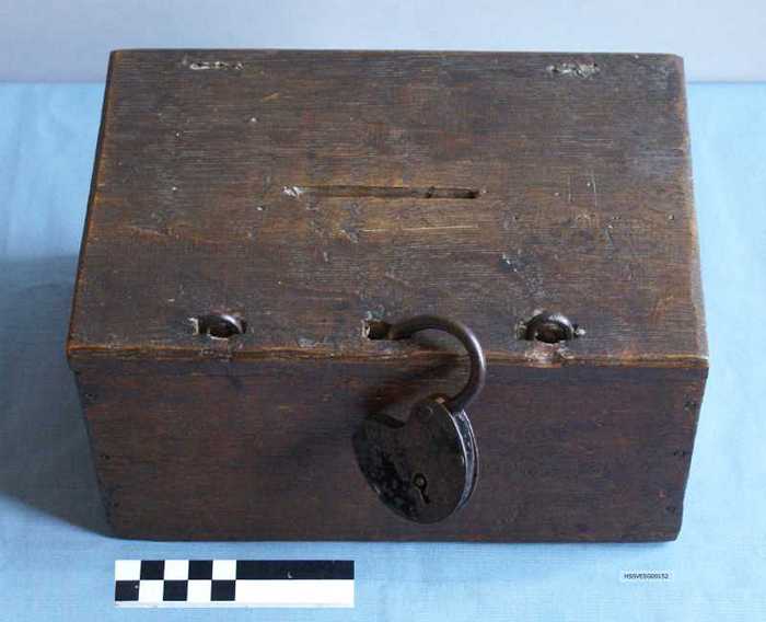 Eikenhouten busse van de Sint-Sebastiaansgilde Westkapelle (eind 18e eeuw)