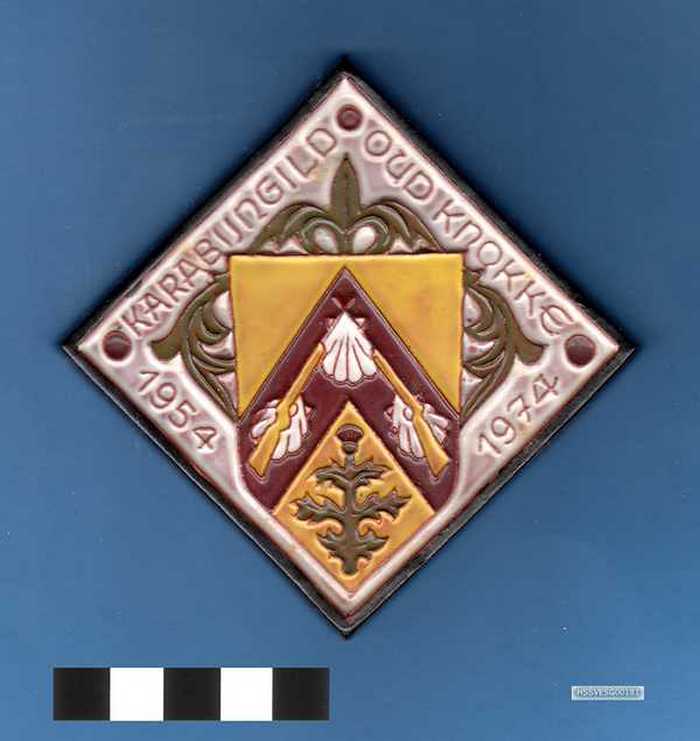 Siertegel: Karabijngild OUD KNOKKE - 1954-1974