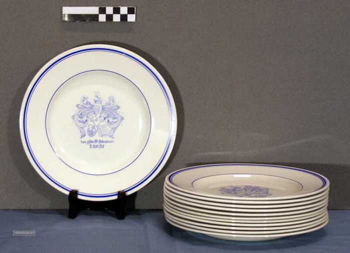 Dessertborden - Koninklijke Gilde St. Sebastiaan Knocke - 12 stuks