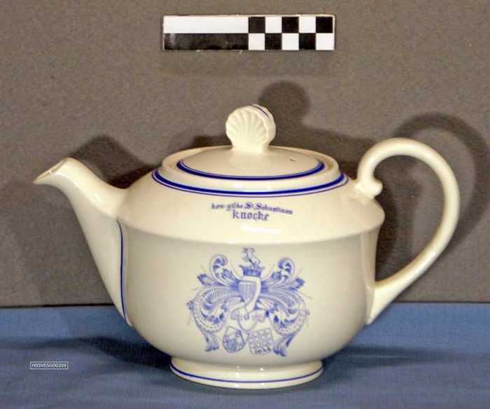 Theekan met deksel - Koninklijke Gilde St. Sebastiaan Knocke