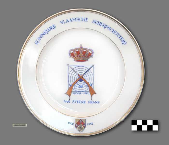Sierbord - Koninklijke Vlaamsche Scherpschutters - Van Steene Frans