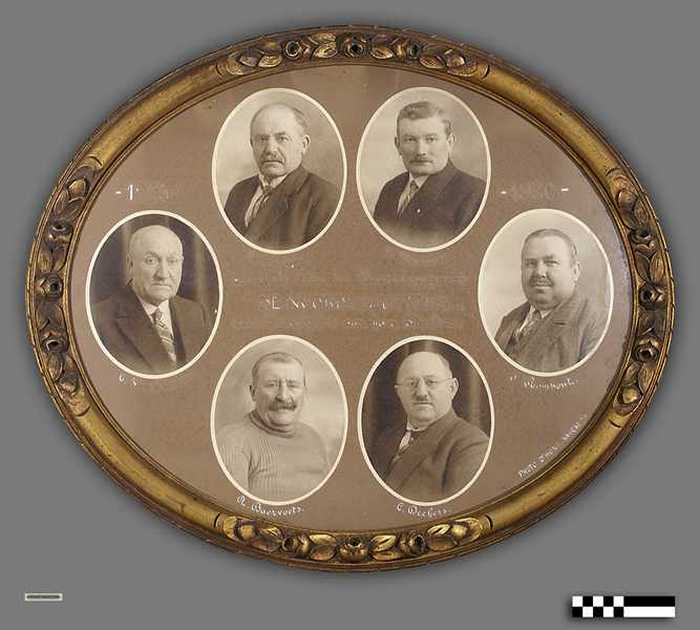 Kader met foto's - De leden van de Noordschutters