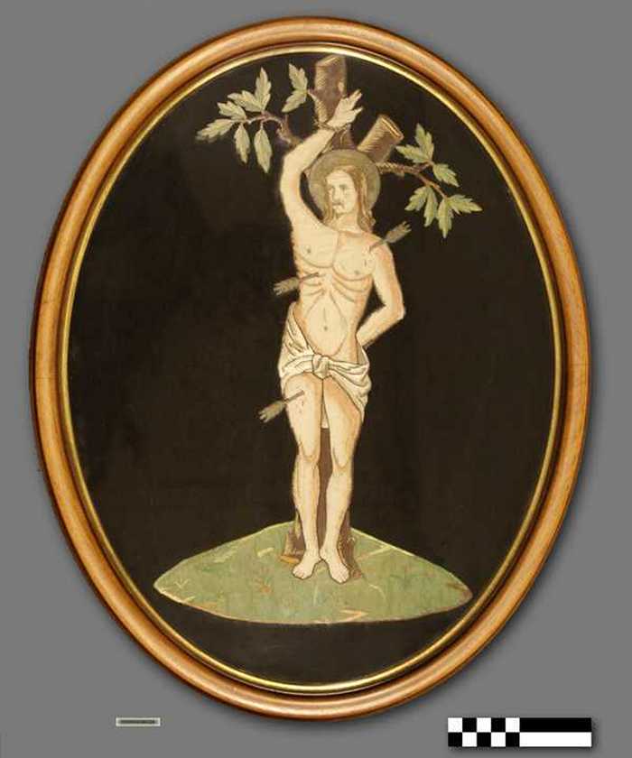 Borduurwerk Sint Sebastiaan