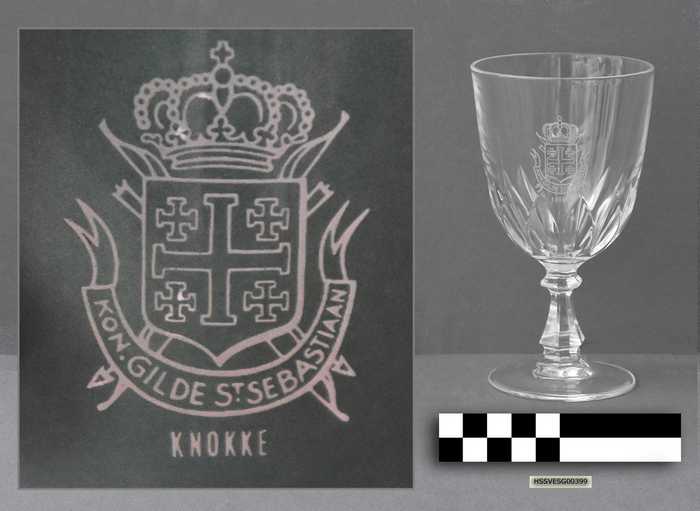 Drinkglazen - Kon. Gilde St. Sebastiaan - Knokke - 6 stuks
