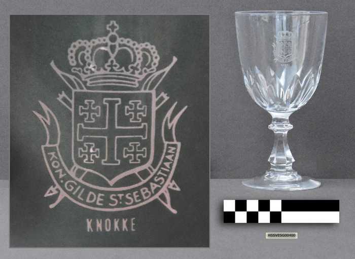 Drinkglazen - Kon. Gilde St. Sebastiaan - Knokke - 6 stuks