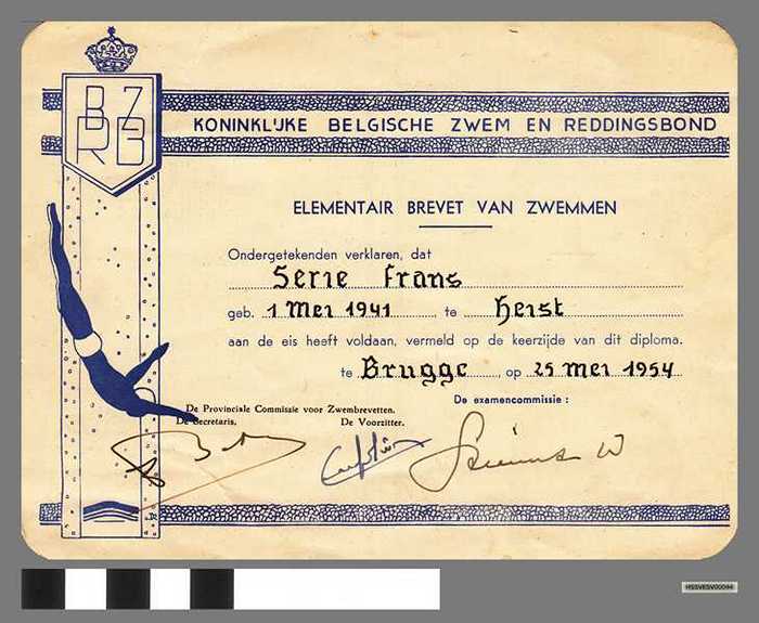 Koninklijke Belgische Zwem en Reddingsbond - Elementair brevet - SERIE Frans