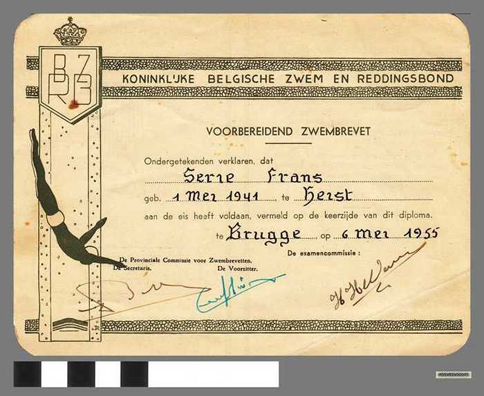 Koninklijke Belgische Zwem en Reddingsbond - Voorbereidend brevet - SERIE Frans