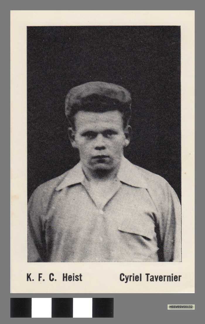 Prent van voetballer van F.C. Heist - Cyriel Tavernier
