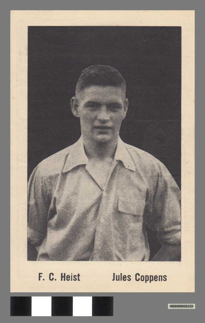 Prent van voetballer van F.C. Heist - Jules Coppens