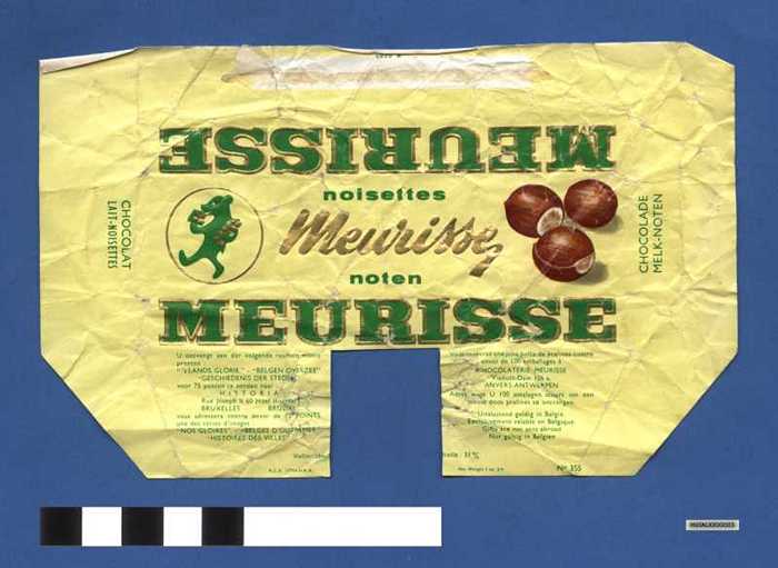 Chocoladewikkel Meurisse Noten