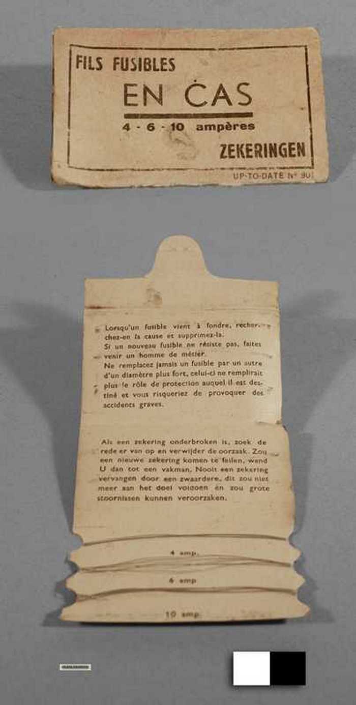 Fils Fusibles en cas 4 - 6 - 10 ampères -  Zekeringen