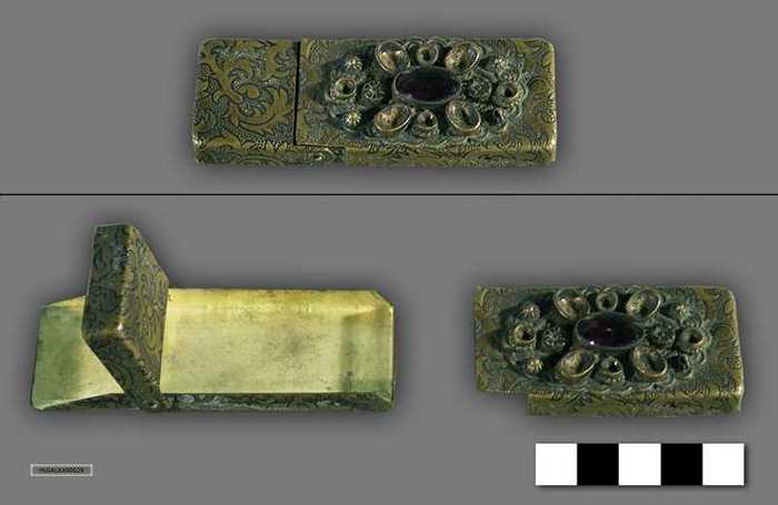 Metalen opbergdoosje