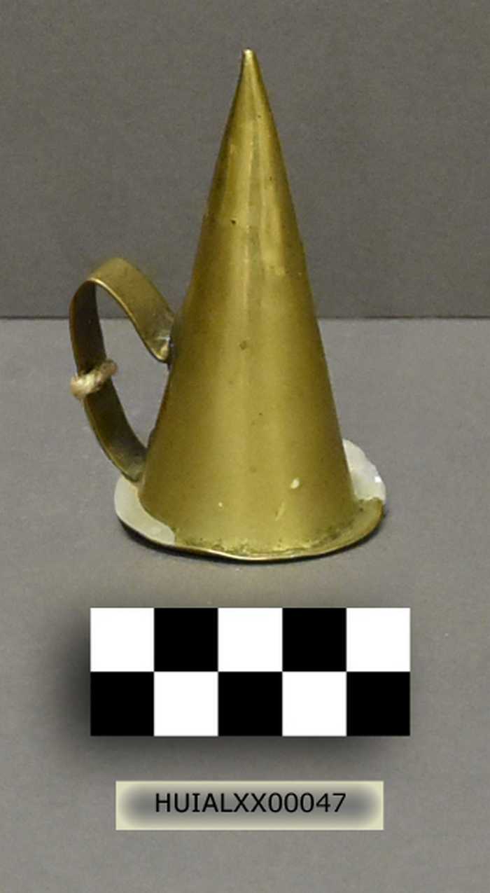 Kaarsendover in koper