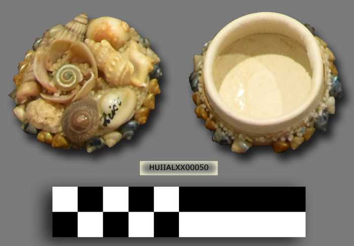 Juwelendoos bezet met schelpjes