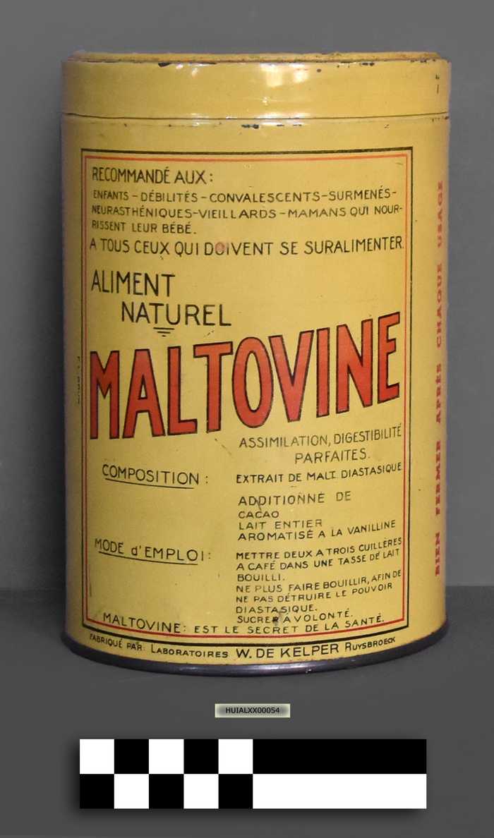 Blikken opbergdoos - Maltovine