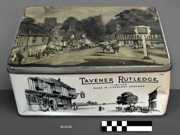 Blikken opbergdoos - Tavener Rutledge