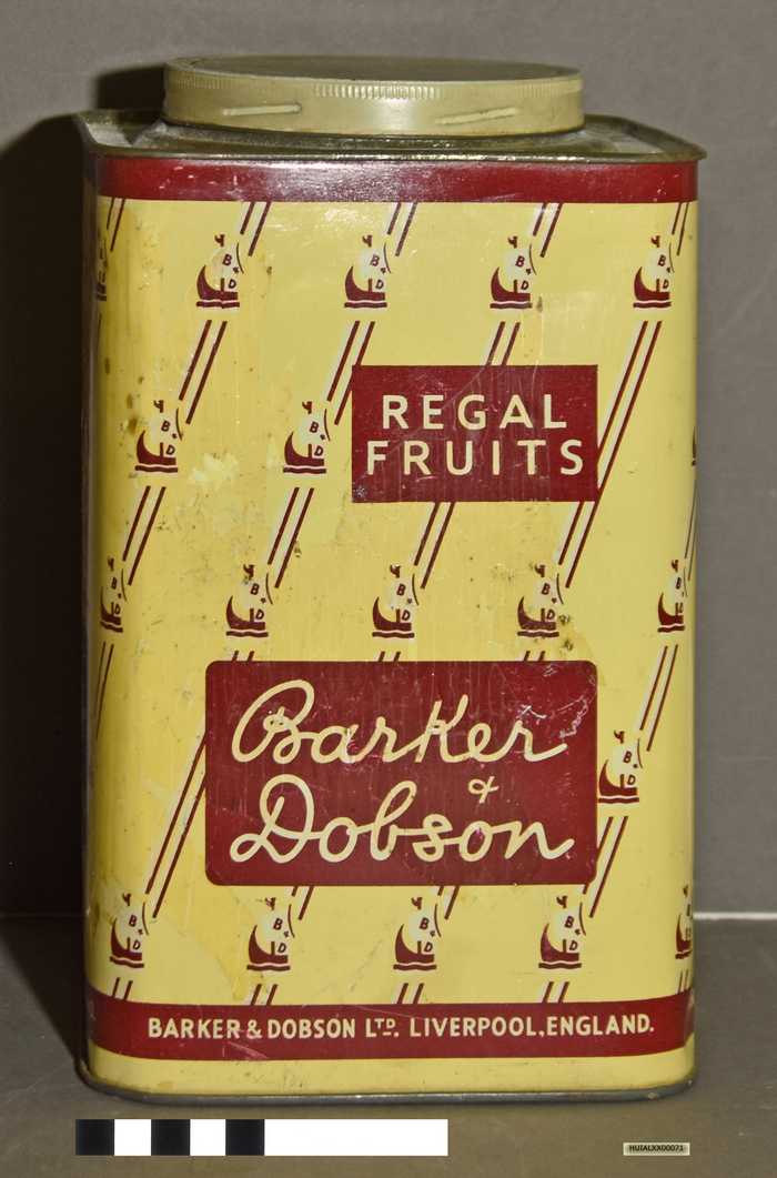 IJzeren snoepdoos 'Barker & Dobson'