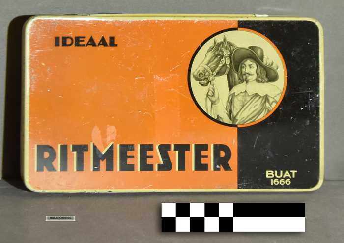 Blikken sigarendoos - 'Ideaal Ritmeester'