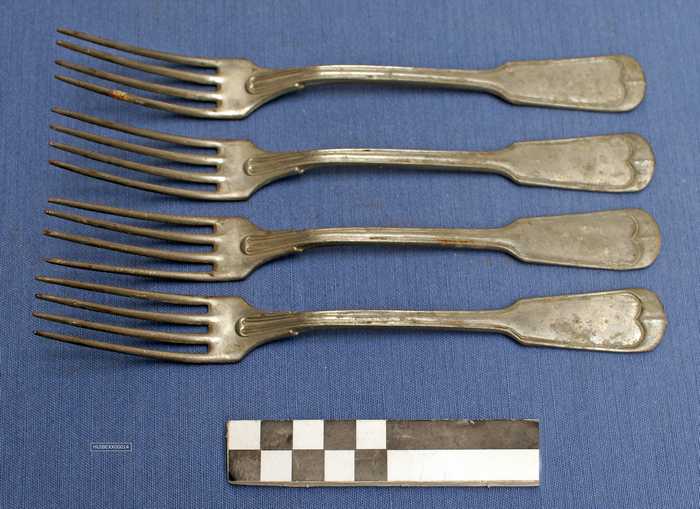 Set van vier vorken
