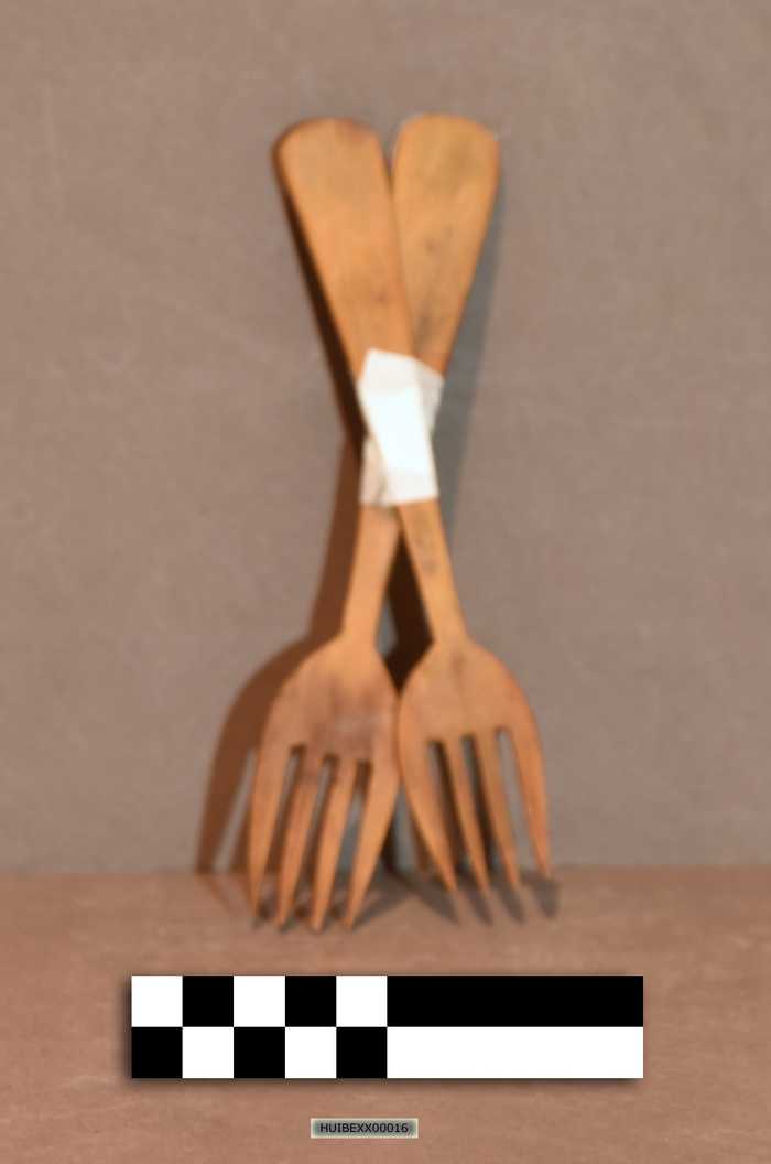 Houten eetvork (set van 2 stuks)